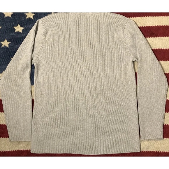 NWOT Vintage Ralph Lauren Polo Jeans Military Sweater L Stadium Beach Rlx Army 1 - Picture 7 of 7